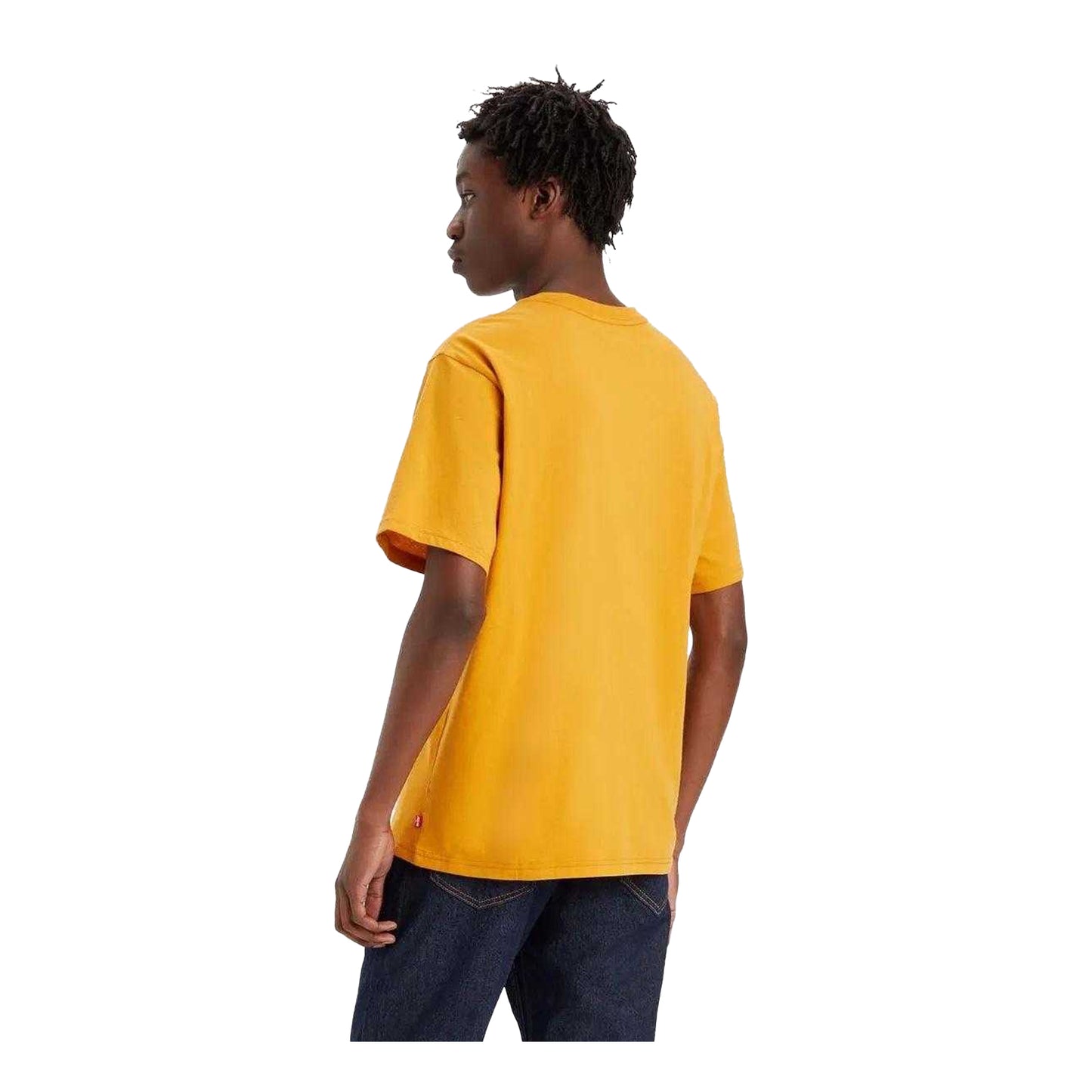 Orange - Back - Levis Mens Graphic Relaxed Fit T-Shirt