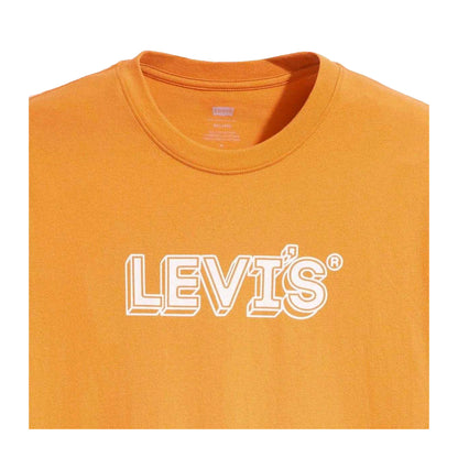Orange - Side - Levis Mens Graphic Relaxed Fit T-Shirt