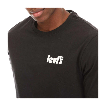 Black - Side - Levis Mens Relaxed Fit T-Shirt