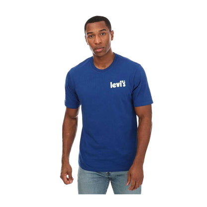 Dark Blue - Front - Levis Mens Relaxed Fit T-Shirt