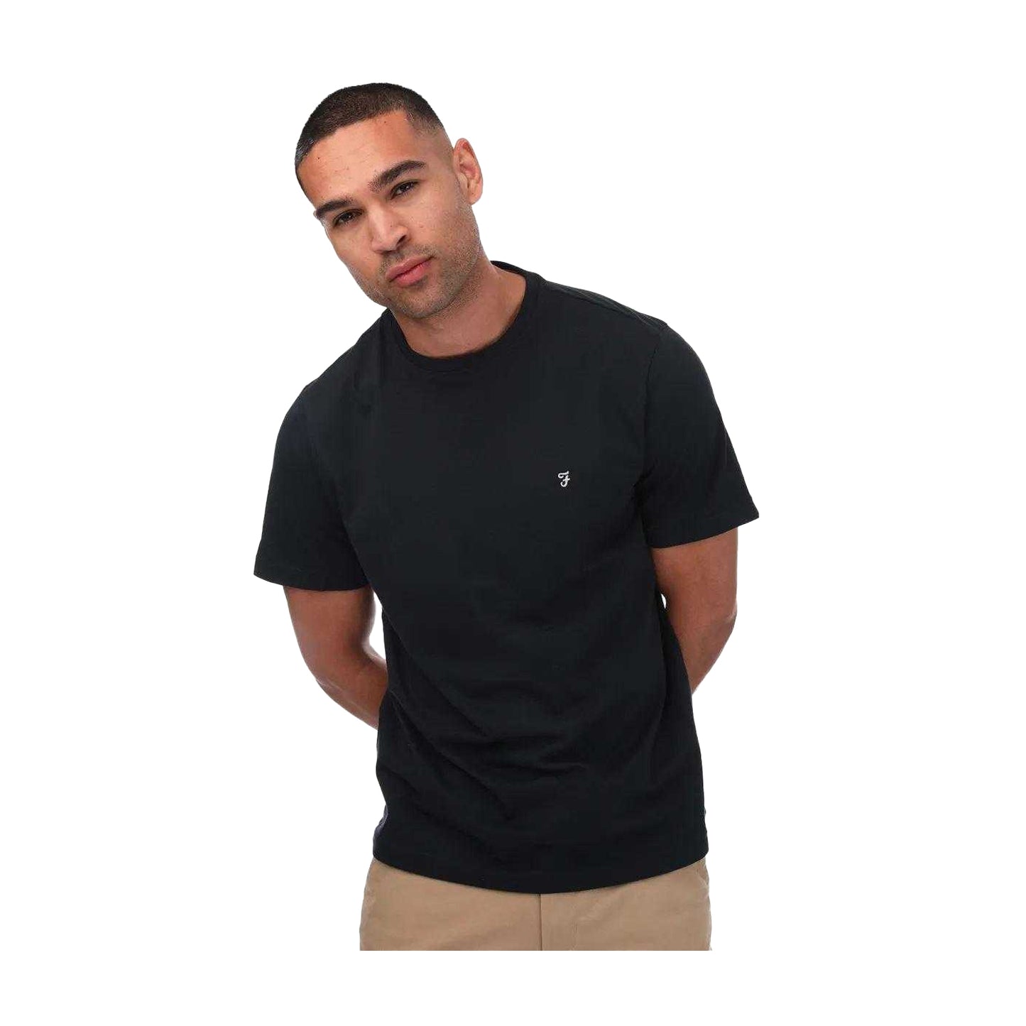 Navy - Lifestyle - Farah Mens Eddie Short-Sleeved T-Shirt