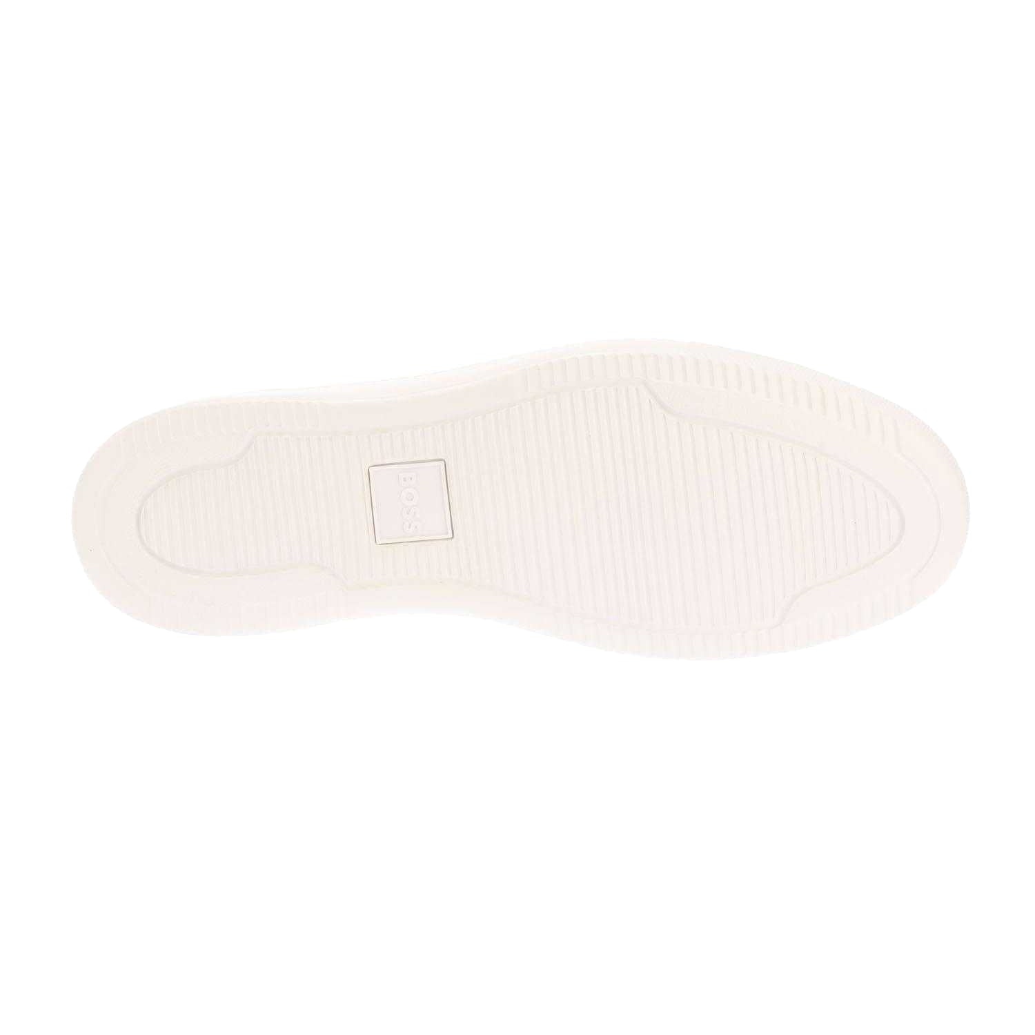 White - Lifestyle - Boss Mens Enlight Leather Trainers