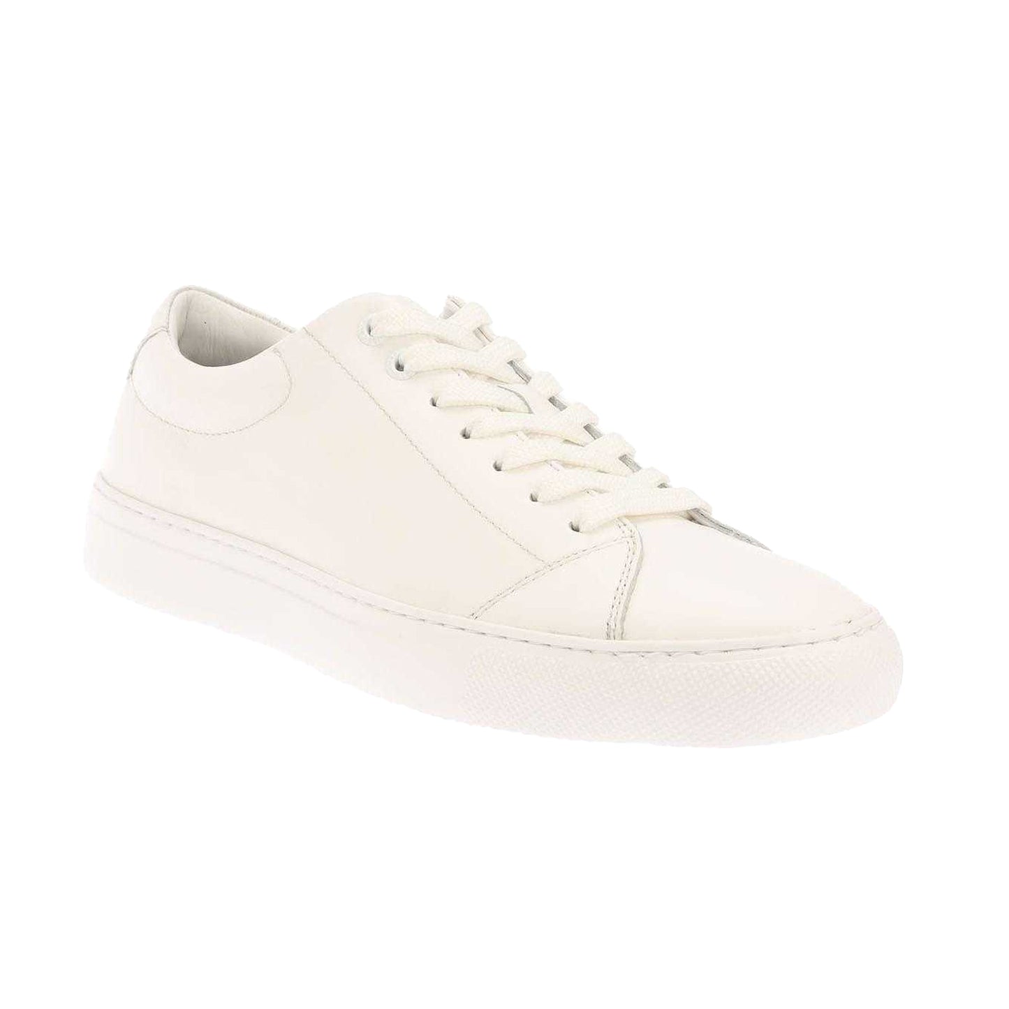 White - Front - Boss Mens Enlight Leather Trainers