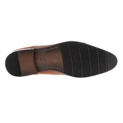 Brown - Lifestyle - Dune London Mens Stormy Leather Derby Shoes