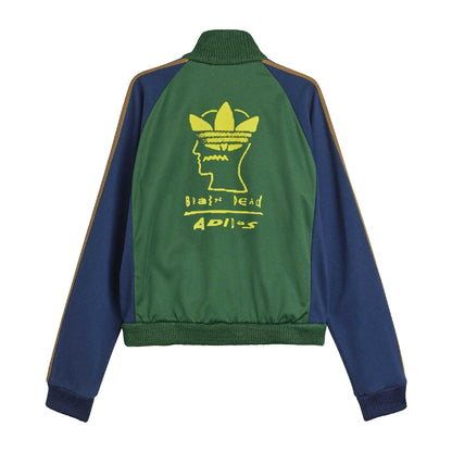 Green - Back - Adidas Mens Brain Dead Track Top