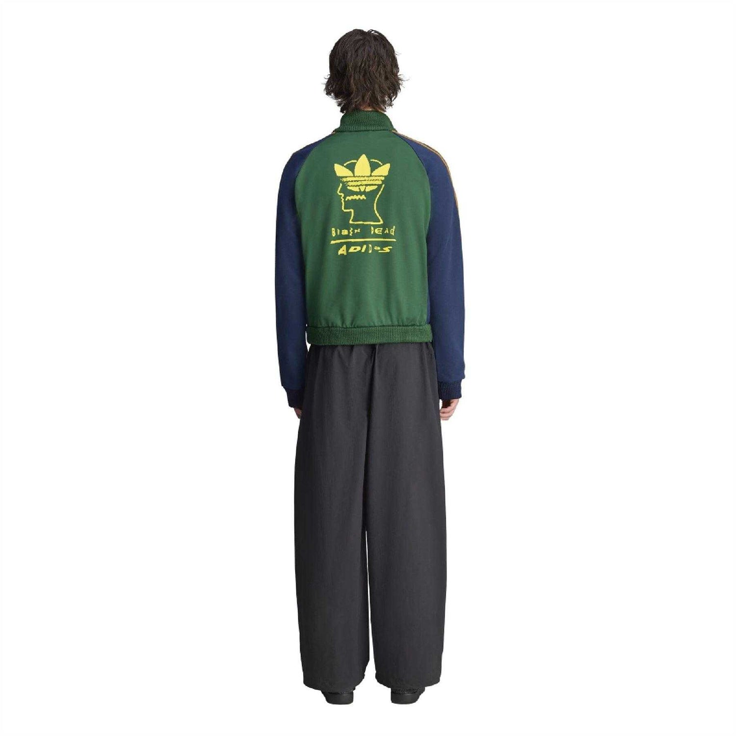 Green - Lifestyle - Adidas Mens Brain Dead Track Top