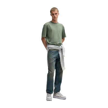 Green - Side - Hugo Mens Dapolino Logo T-Shirt