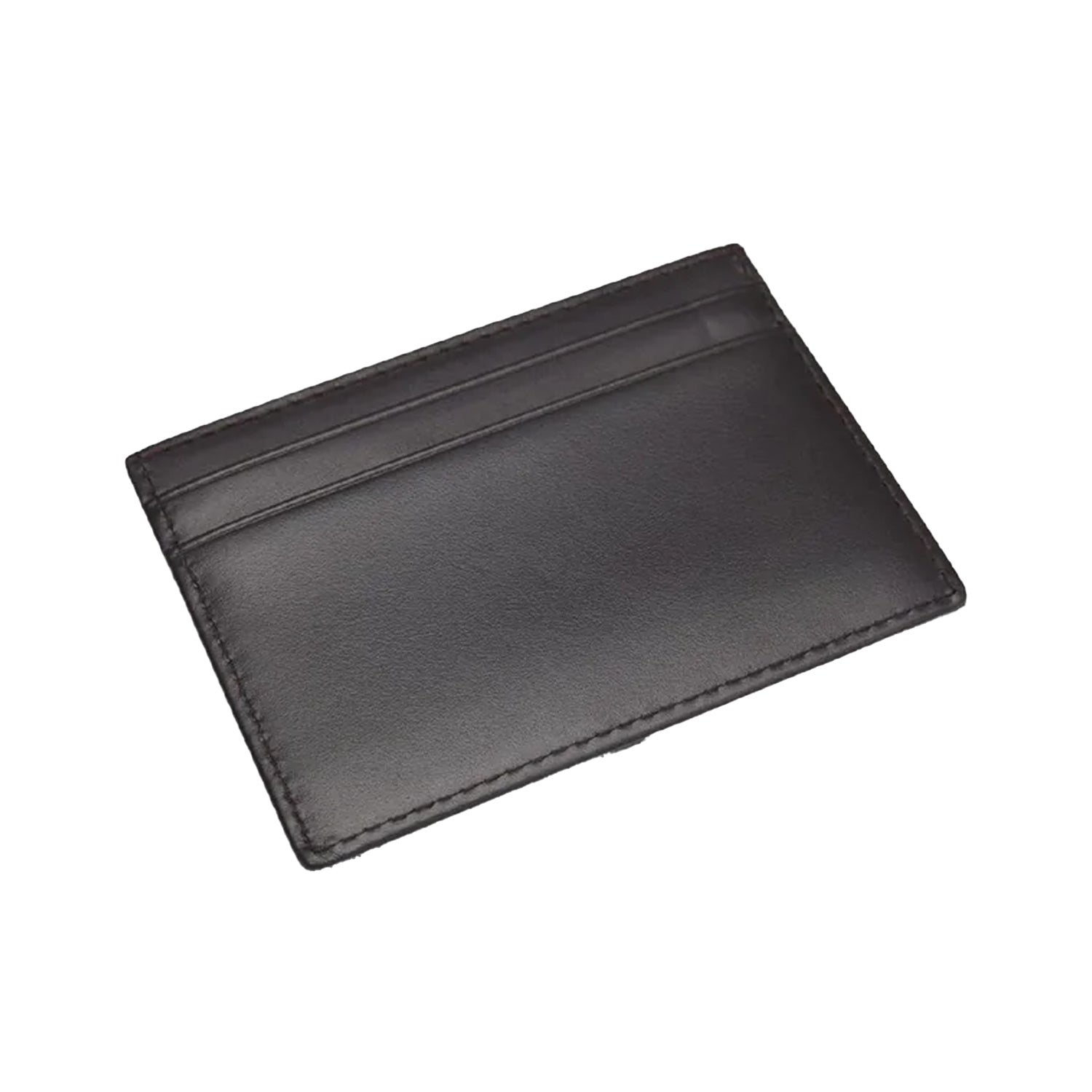 Brown - Back - Hugo Boss Randy Leather Card Holder