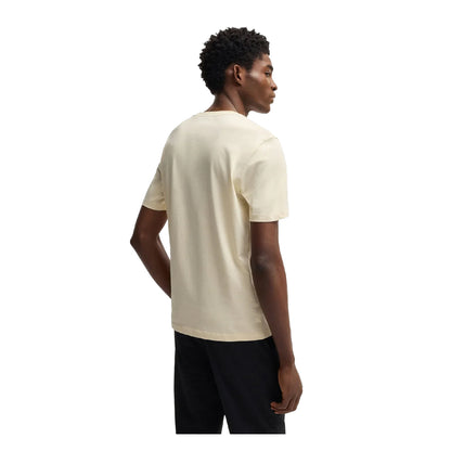 White - Back - Boss Mens Thompson 01 T-Shirt