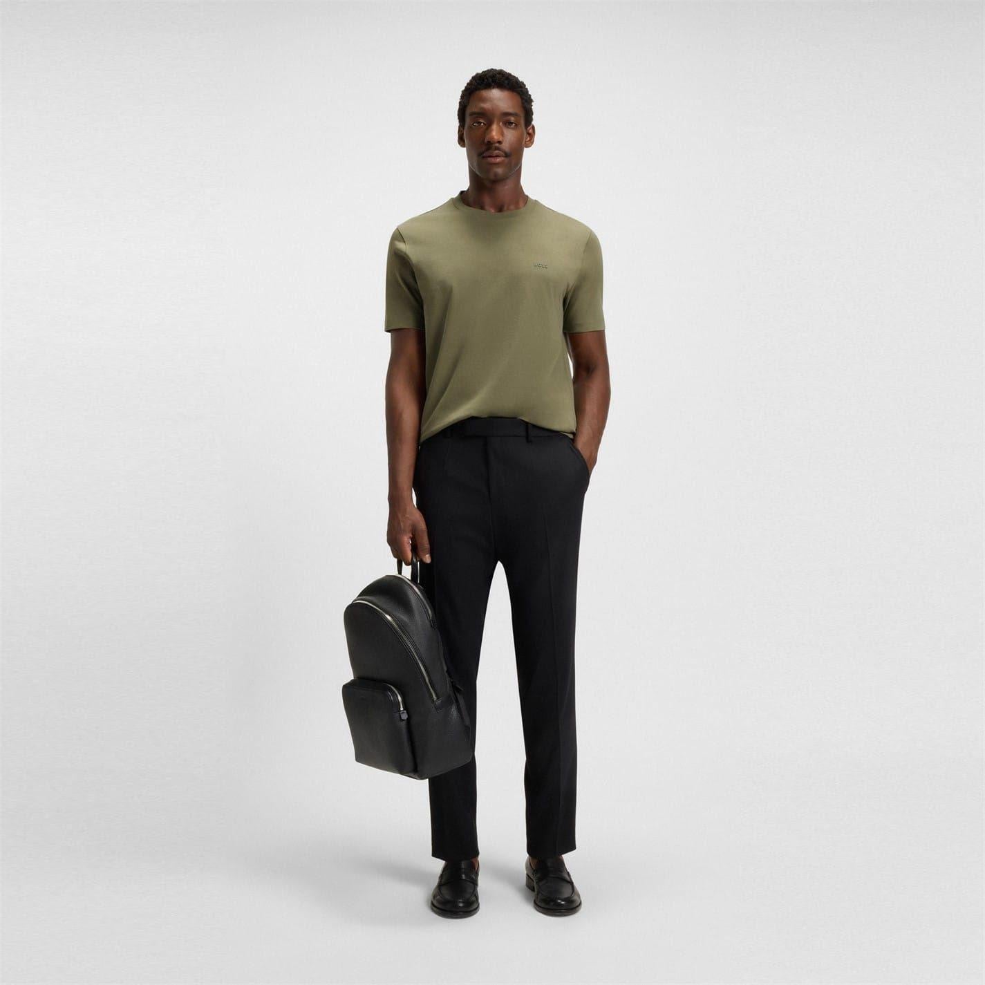 Green - Pack Shot - Boss Mens Thompson 01 T-Shirt