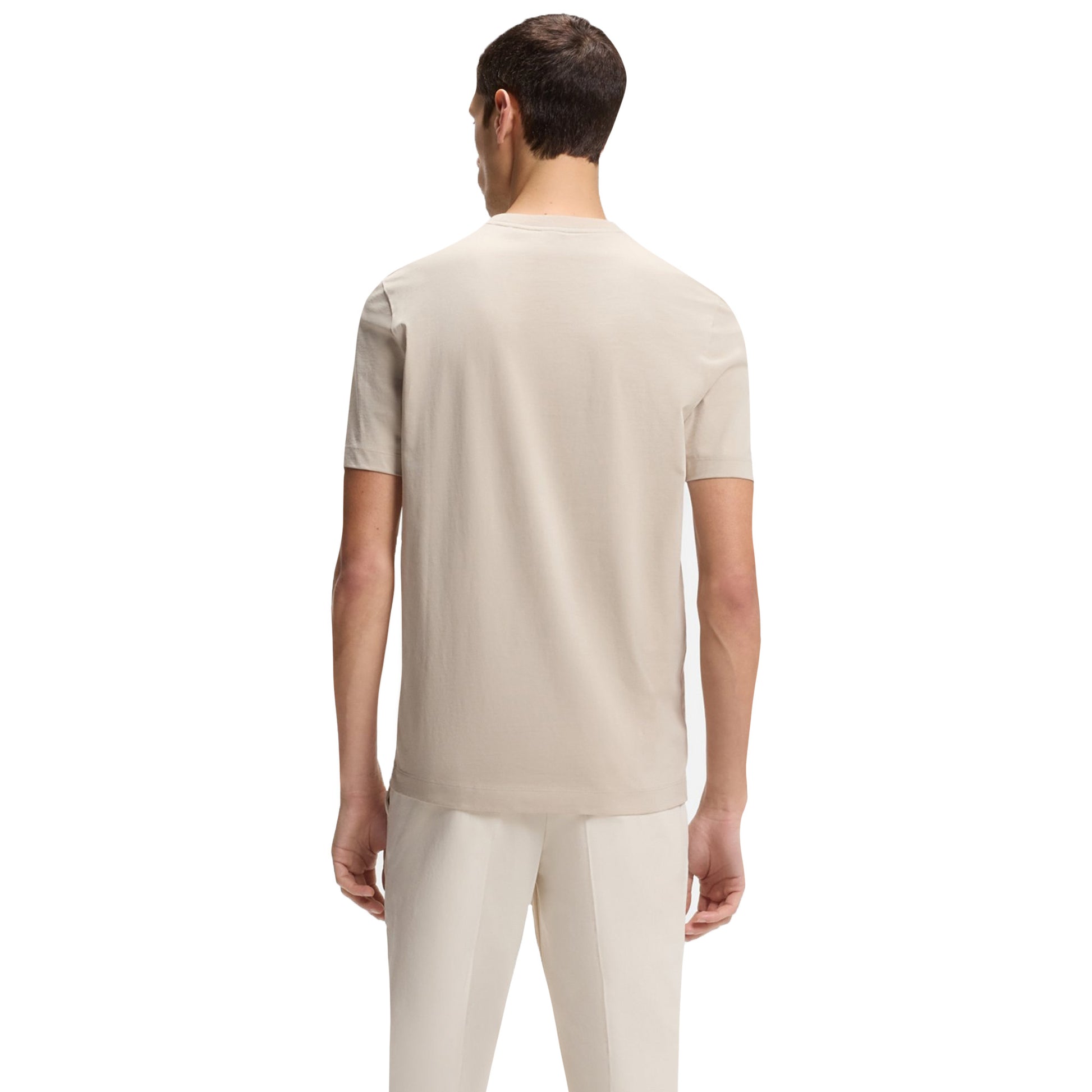 White - Pack Shot - Boss Mens Thompson 01 T-Shirt