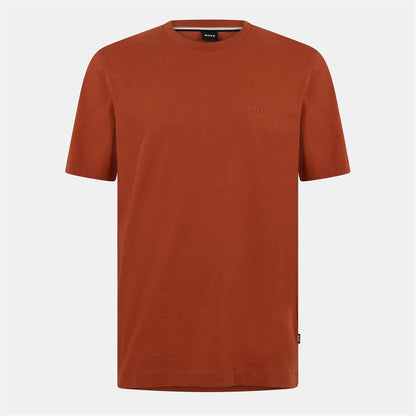 Dark Orange - Front - Boss Mens Thompson 01 T-Shirt