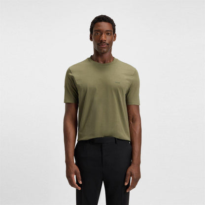 Green - Back - Boss Mens Thompson 01 T-Shirt