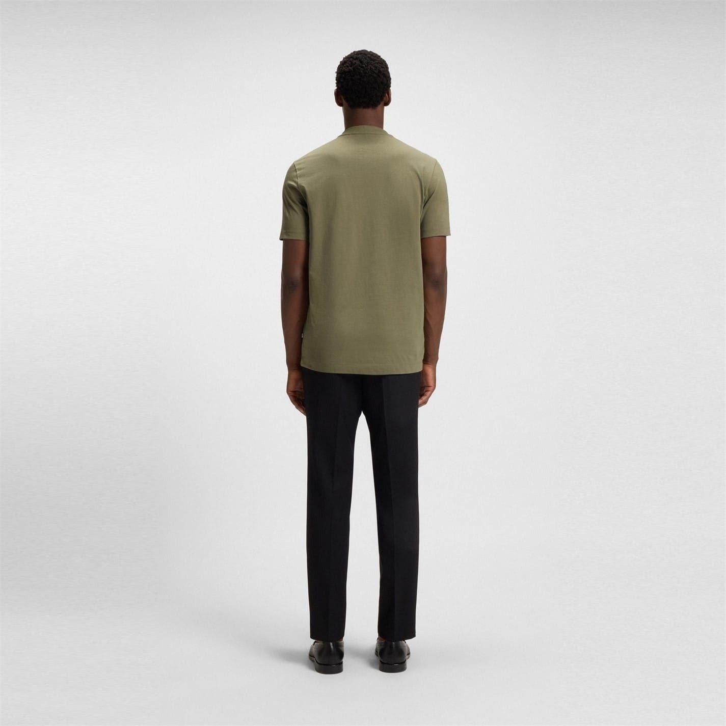 Green - Side - Boss Mens Thompson 01 T-Shirt