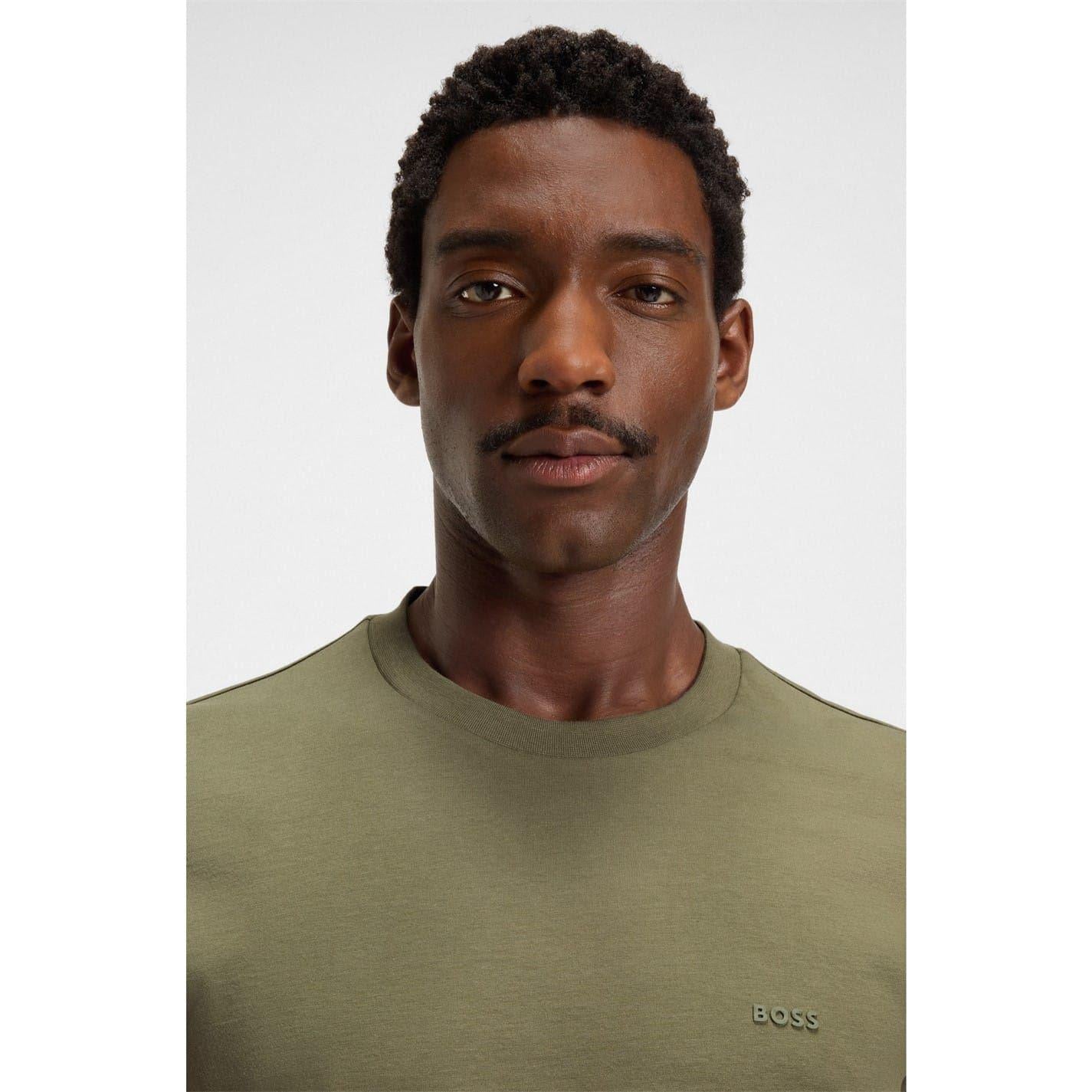 Green - Lifestyle - Boss Mens Thompson 01 T-Shirt