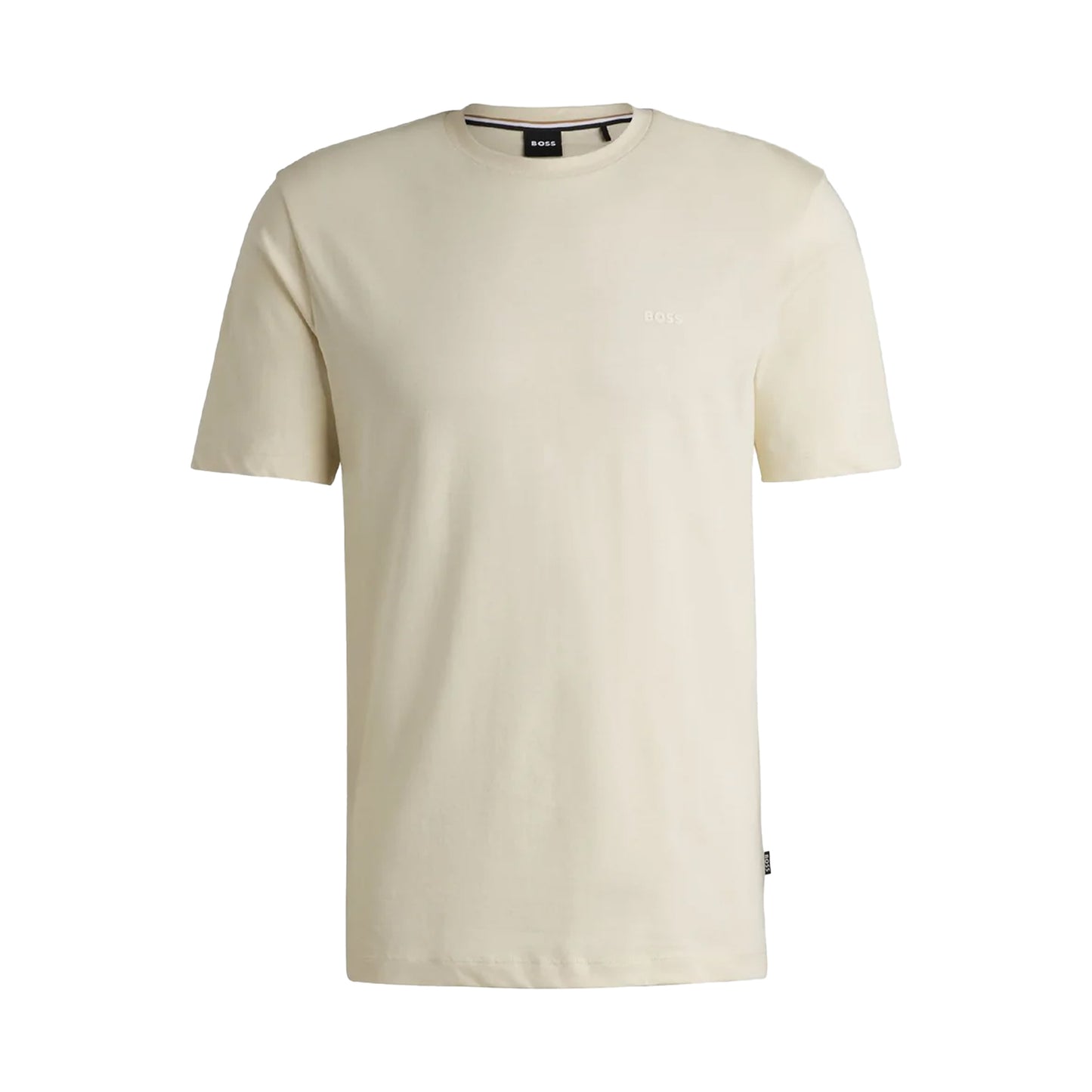 White - Front - Boss Mens Thompson 01 T-Shirt