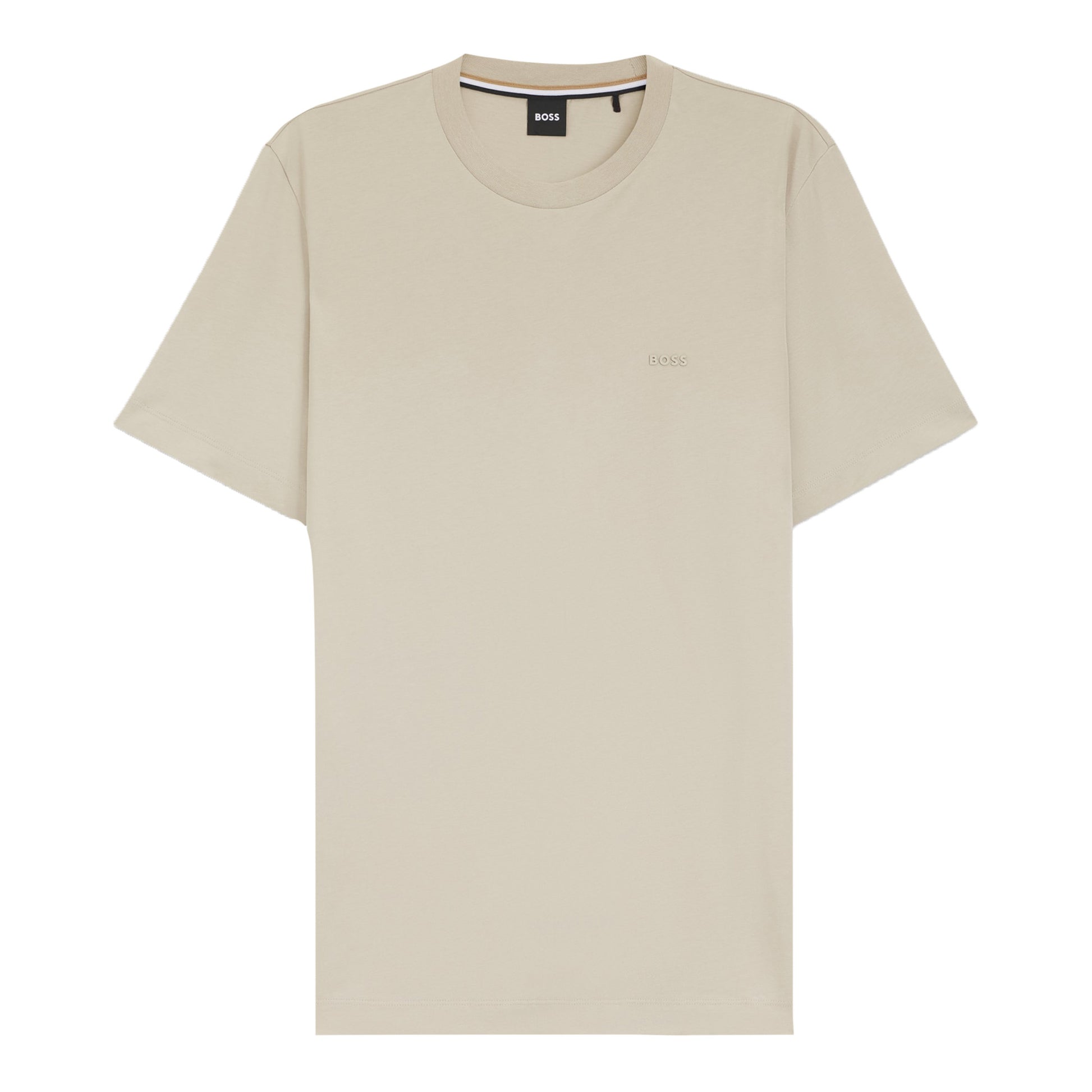 White - Front - Boss Mens Thompson 01 T-Shirt