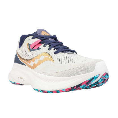 Grey-Multicoloured - Front - Saucony Unisex Adult Guide 15 Running Shoes