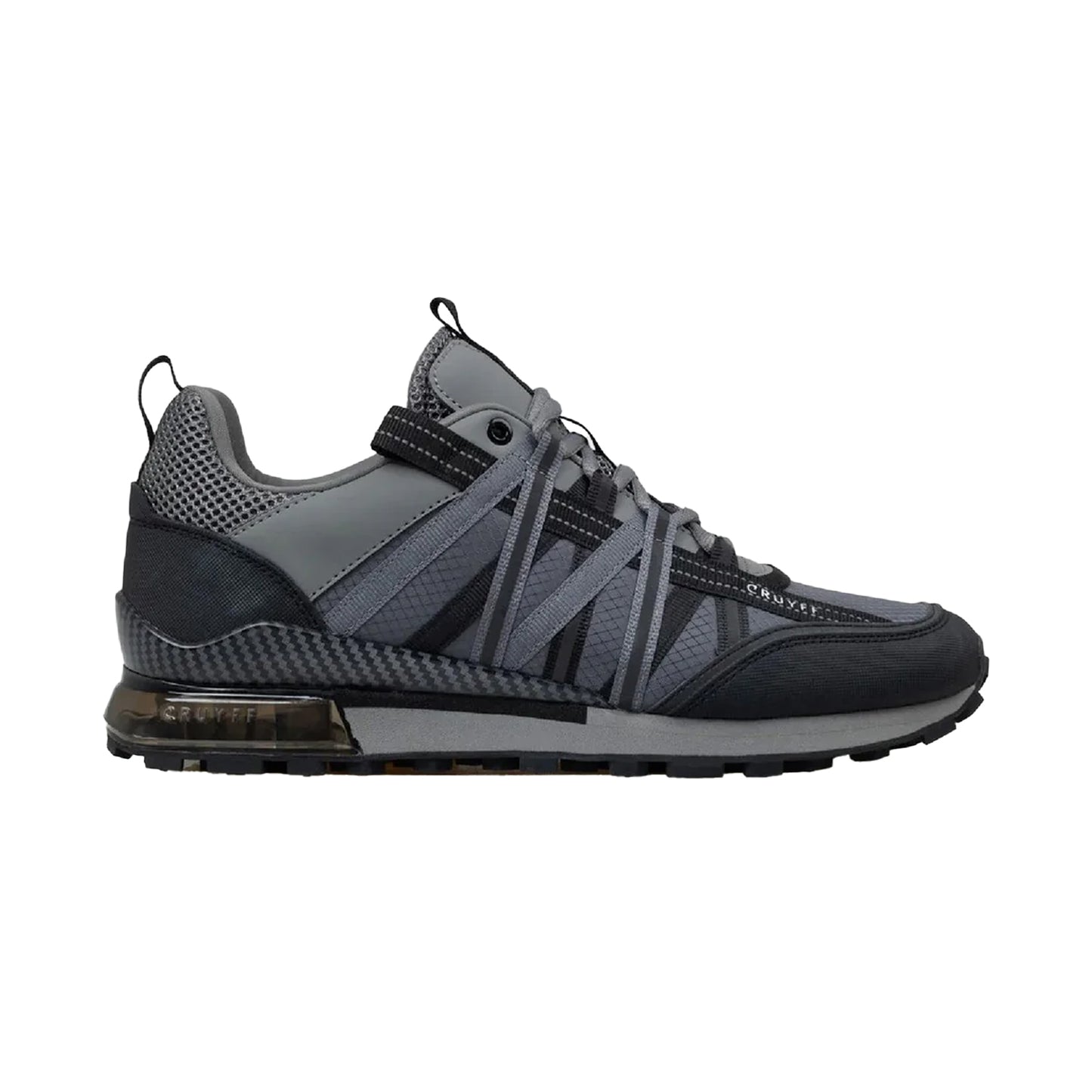 Grey - Back - Cruyff Mens Fearia Trainers