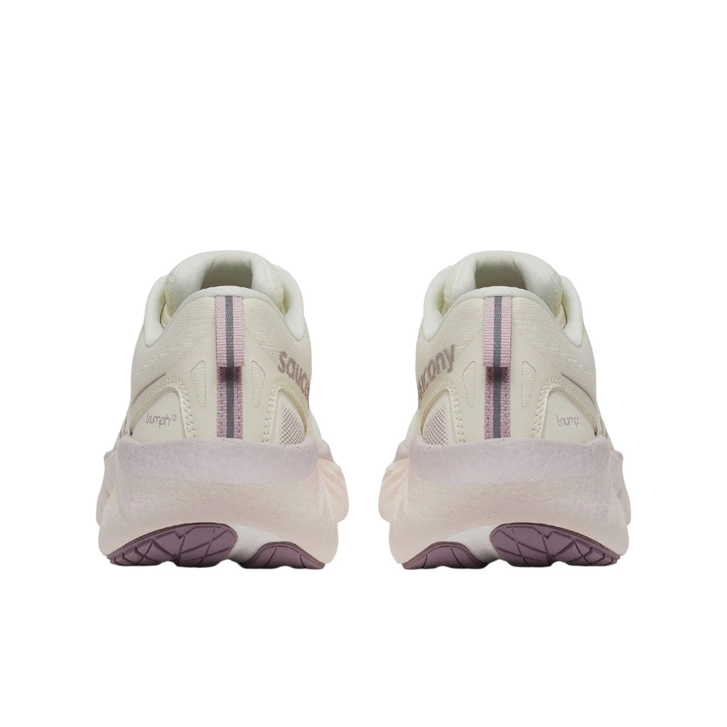 Off White - Back - Saucony Unisex Adult Triumph 22 Running Shoes