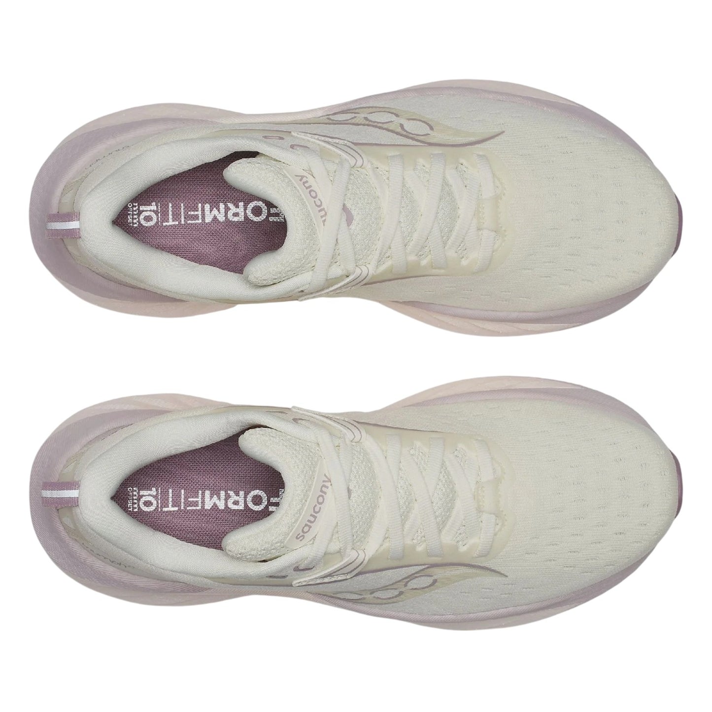Off White - Close up - Saucony Unisex Adult Triumph 22 Running Shoes