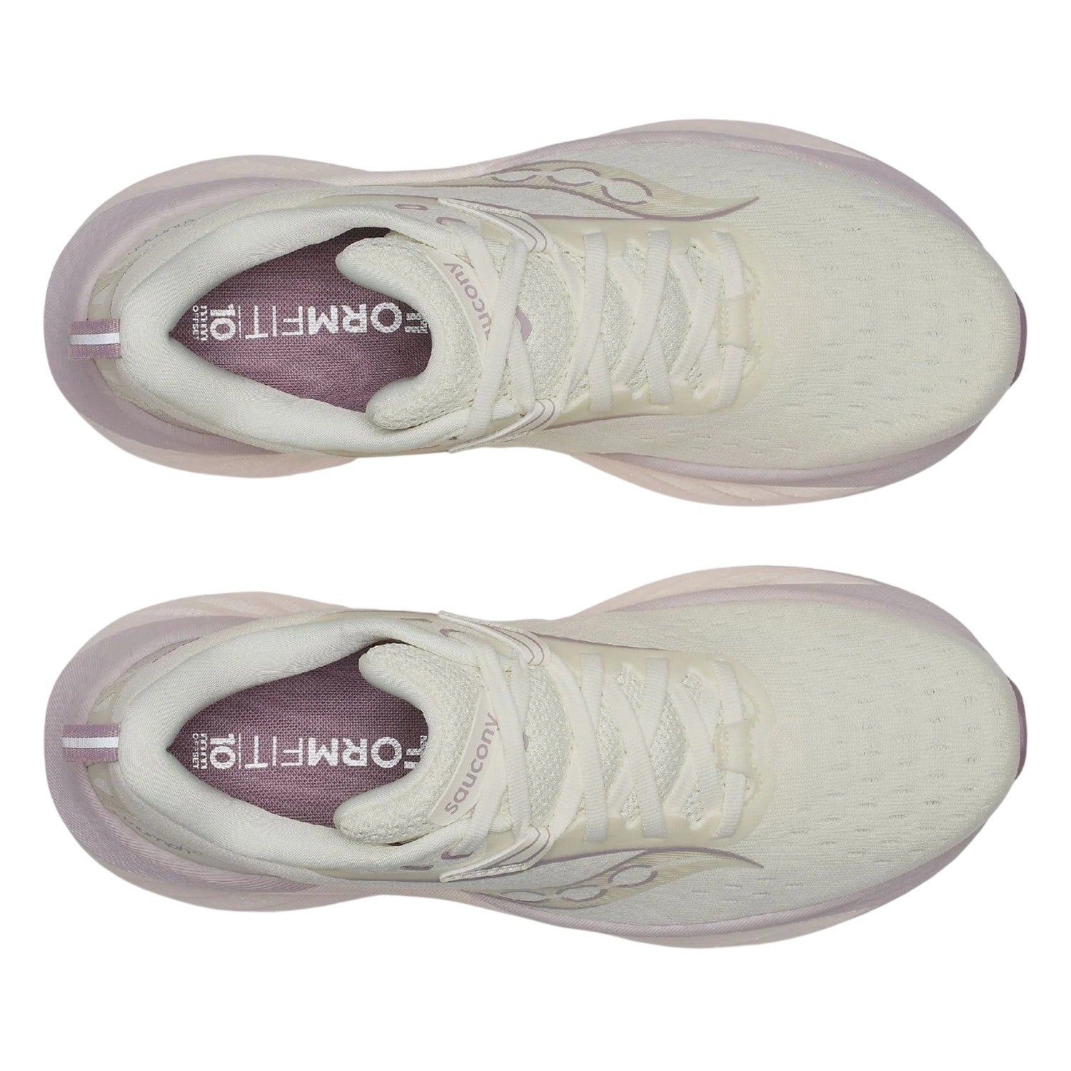 Off White - Close up - Saucony Unisex Adult Triumph 22 Running Shoes
