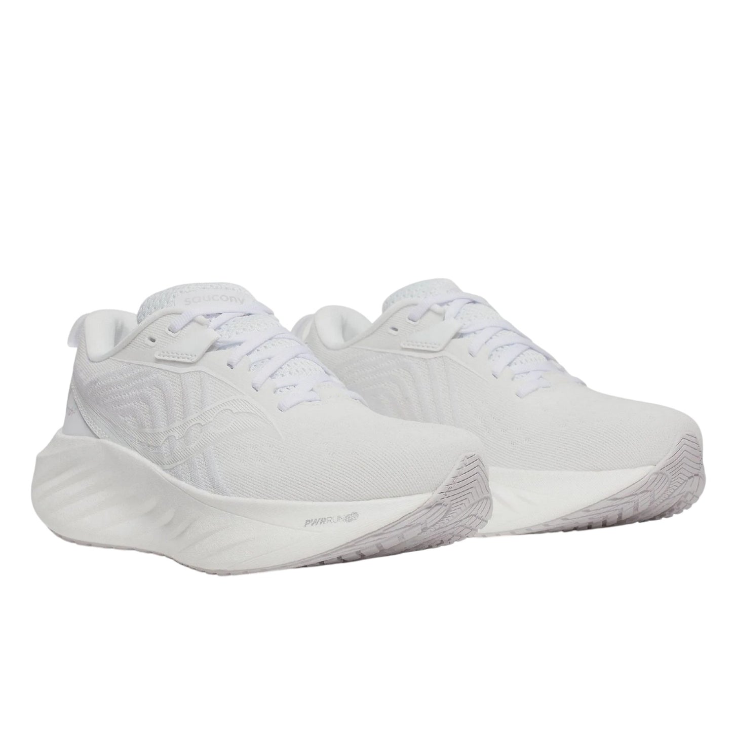 White - Front - Saucony Unisex Adult Triumph 22 Running Shoes