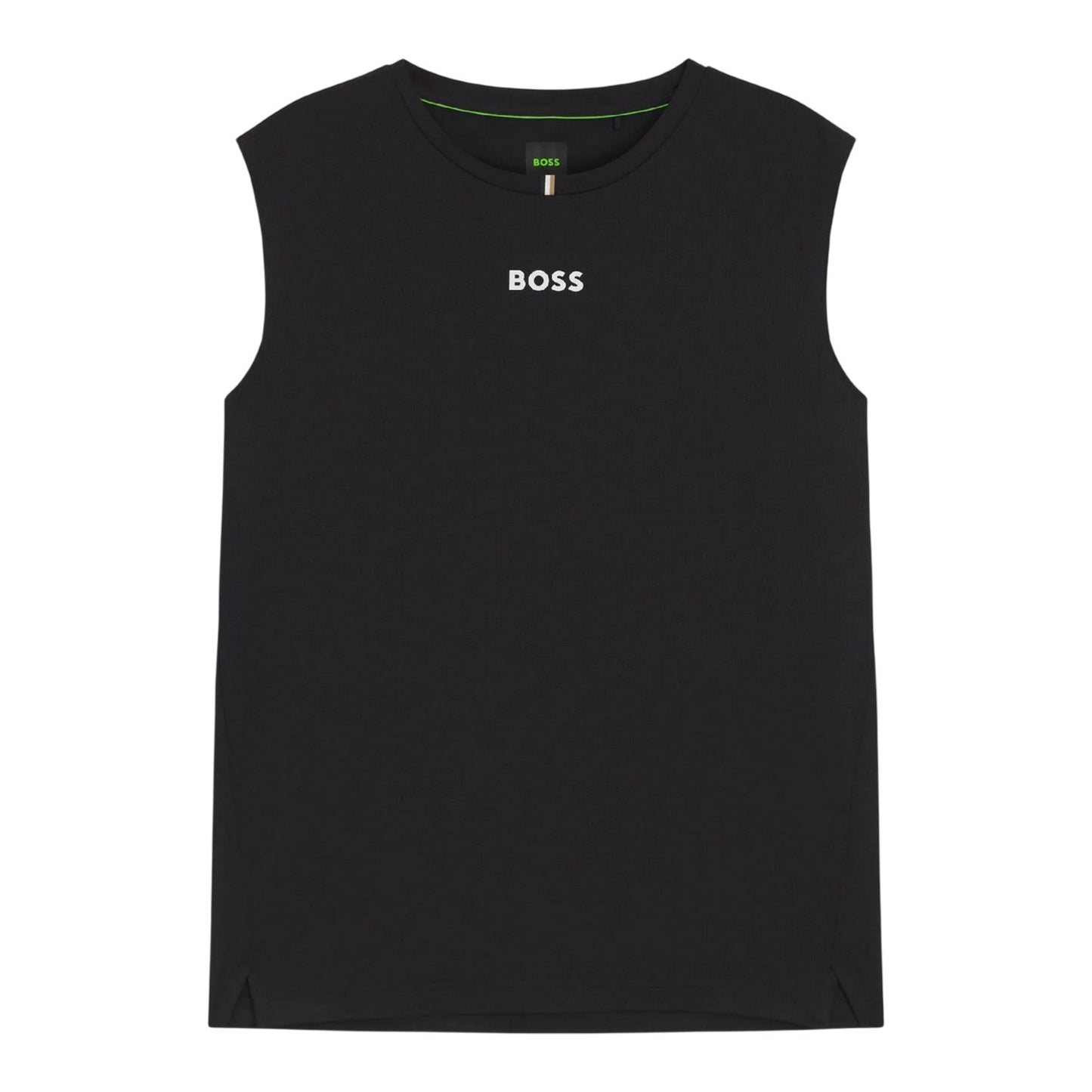 Black - Front - Boss Mens Quick Dry Active Tank Top