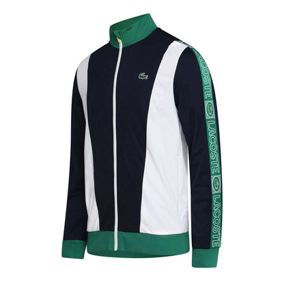 Navy - Side - Lacoste Mens Full Zip Track Jacket