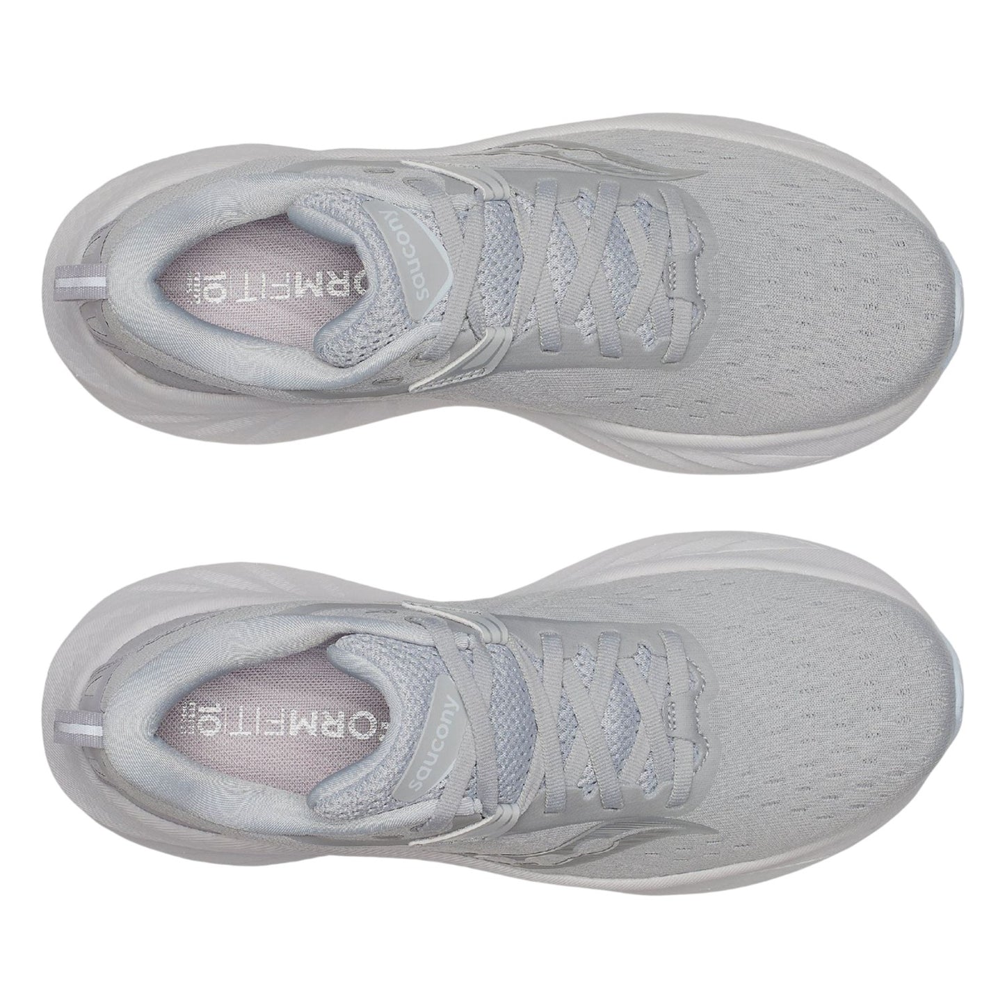 Light Grey - Close up - Saucony Womens-Ladies Triumph 22 Trainers