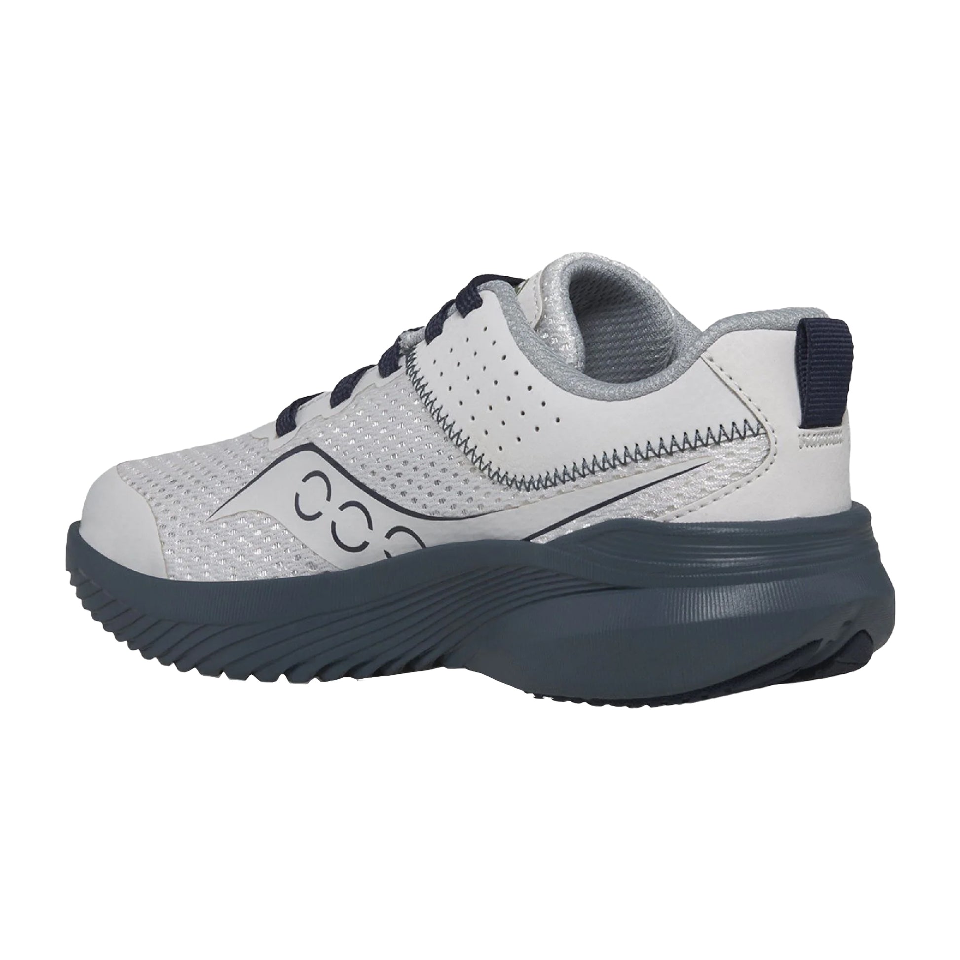 Grey-Blue - Back - Saucony Childrens-Kids Kinvara 14 Trainers