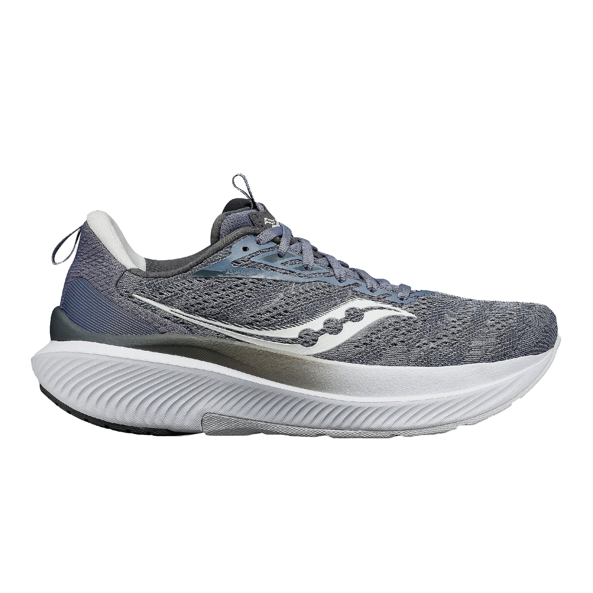 Grey - Lifestyle - Saucony Mens Echelon 9 Running Trainers