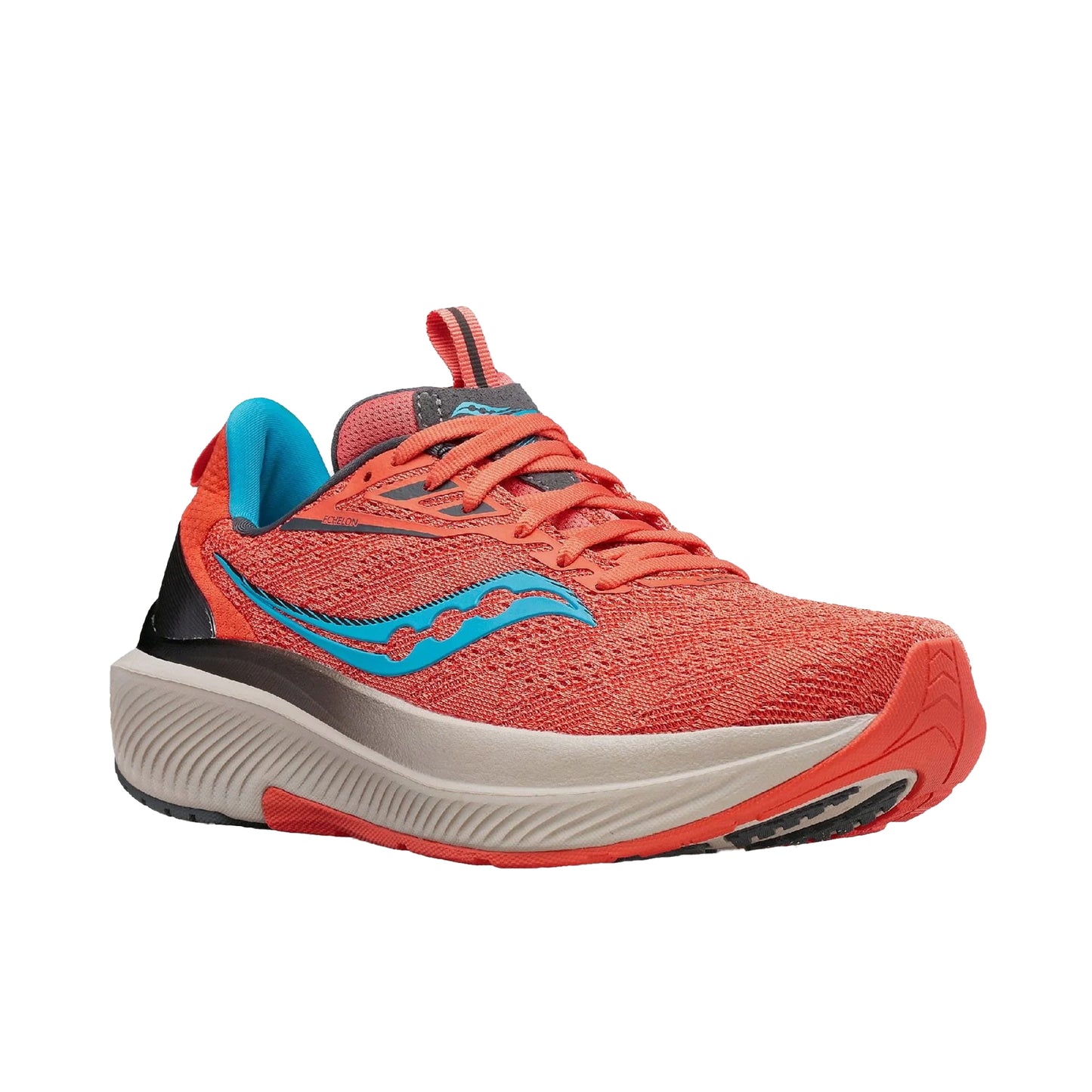 Pink-Blue - Front - Saucony Mens Echelon 9 Running Trainers