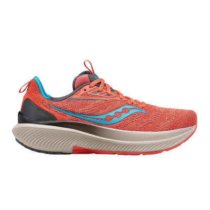 Pink-Blue - Side - Saucony Mens Echelon 9 Running Trainers