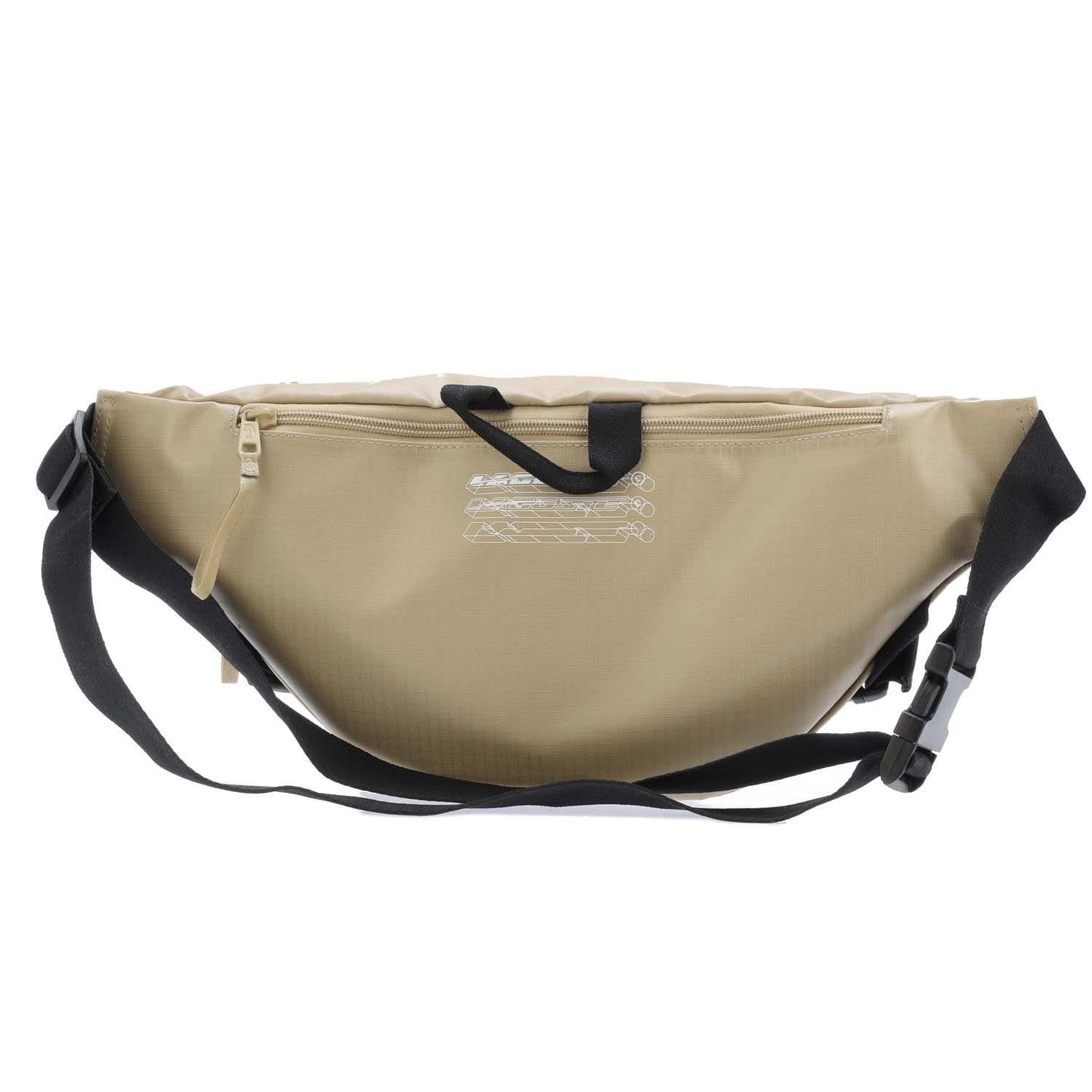Brown - Back - Lacoste Print Logo Waist Bag