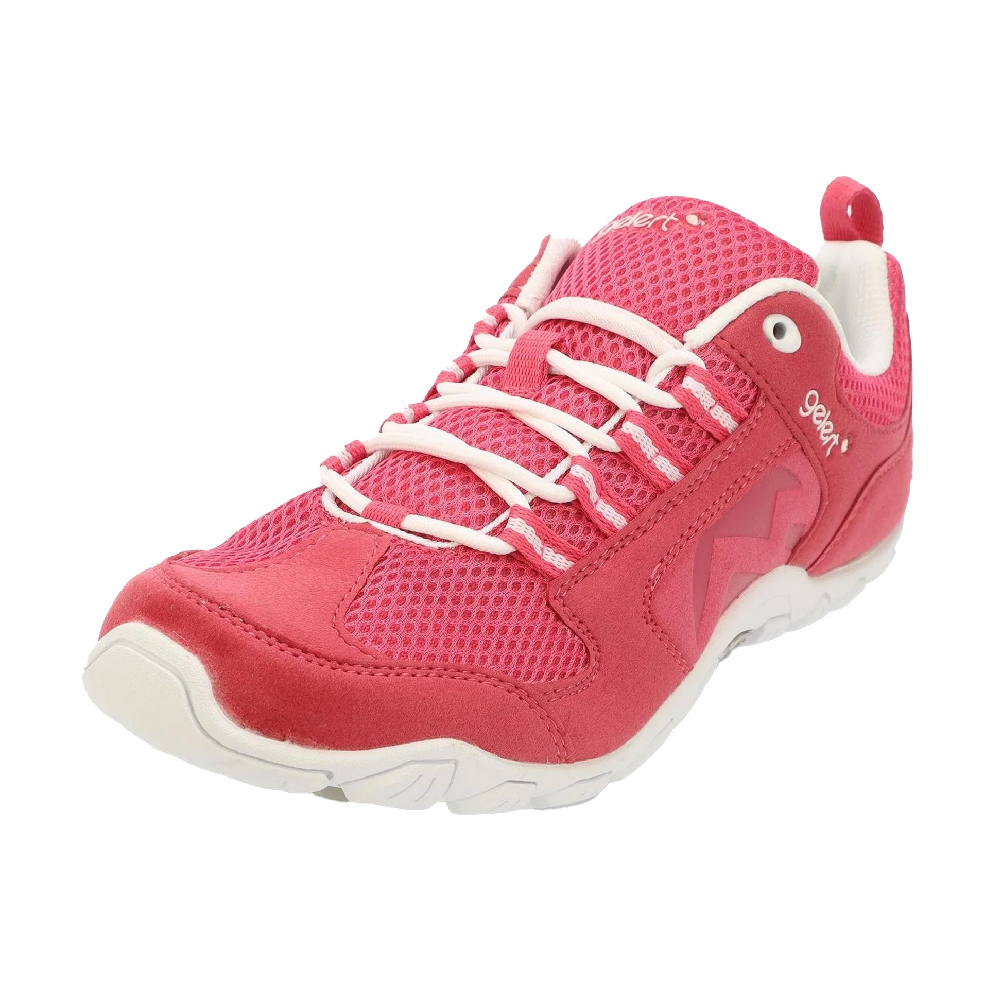 Pink-White - Side - Gelert Womens-Ladies Pinnacle 63 Training Trainers
