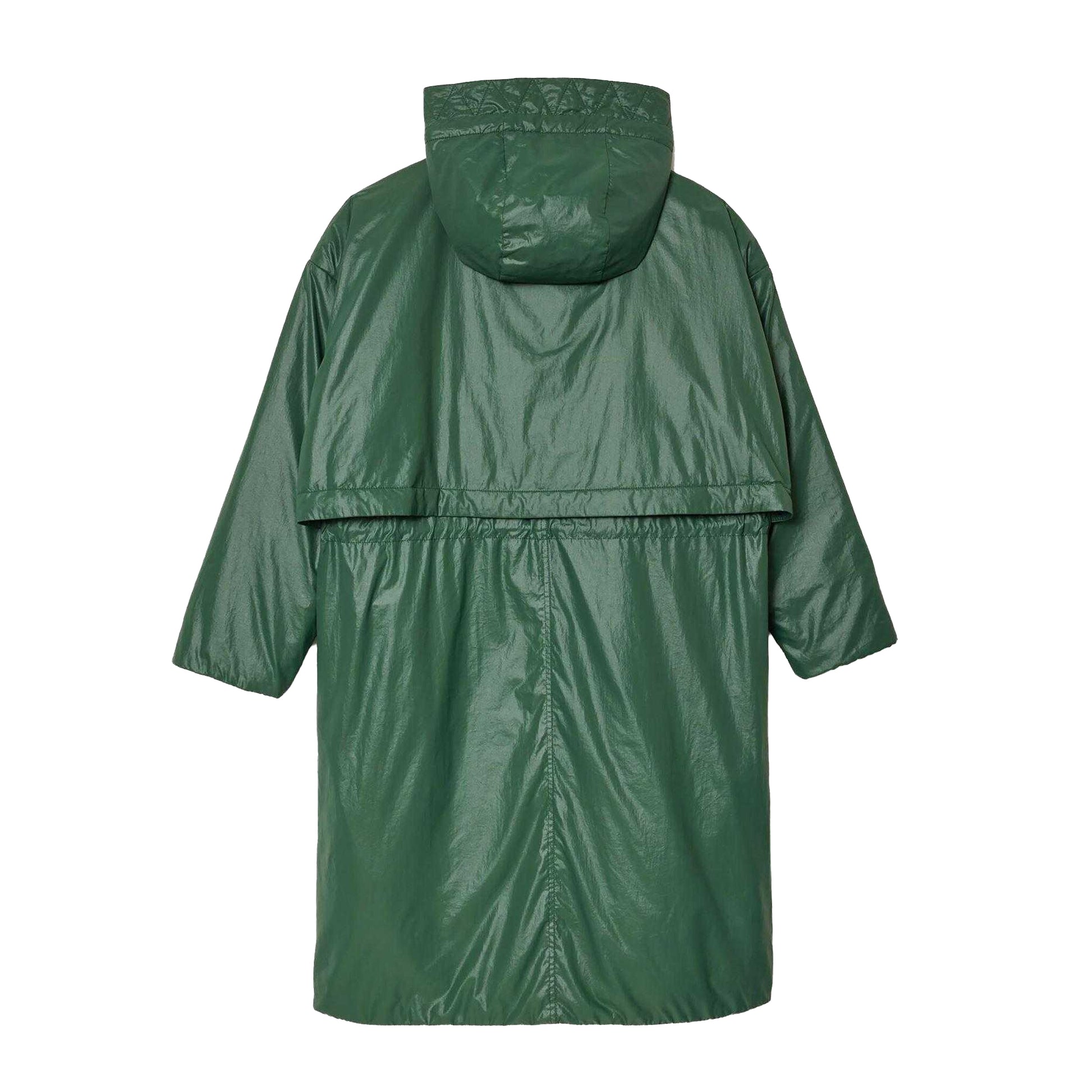 Green - Back - Lacoste Womens-Ladies Water Repellent Full Zip Jacket