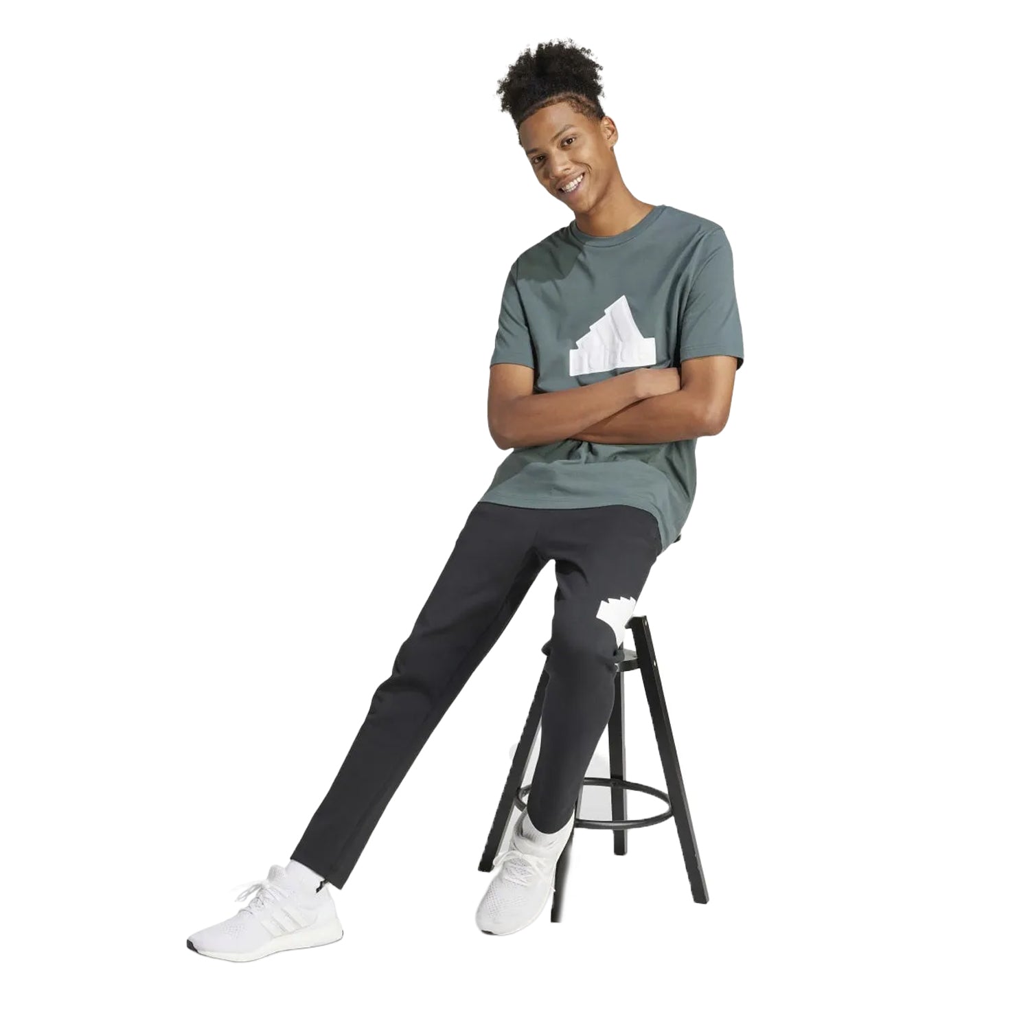 Grey - Lifestyle - Adidas Mens Future Icons Badge of Sport T-Shirt