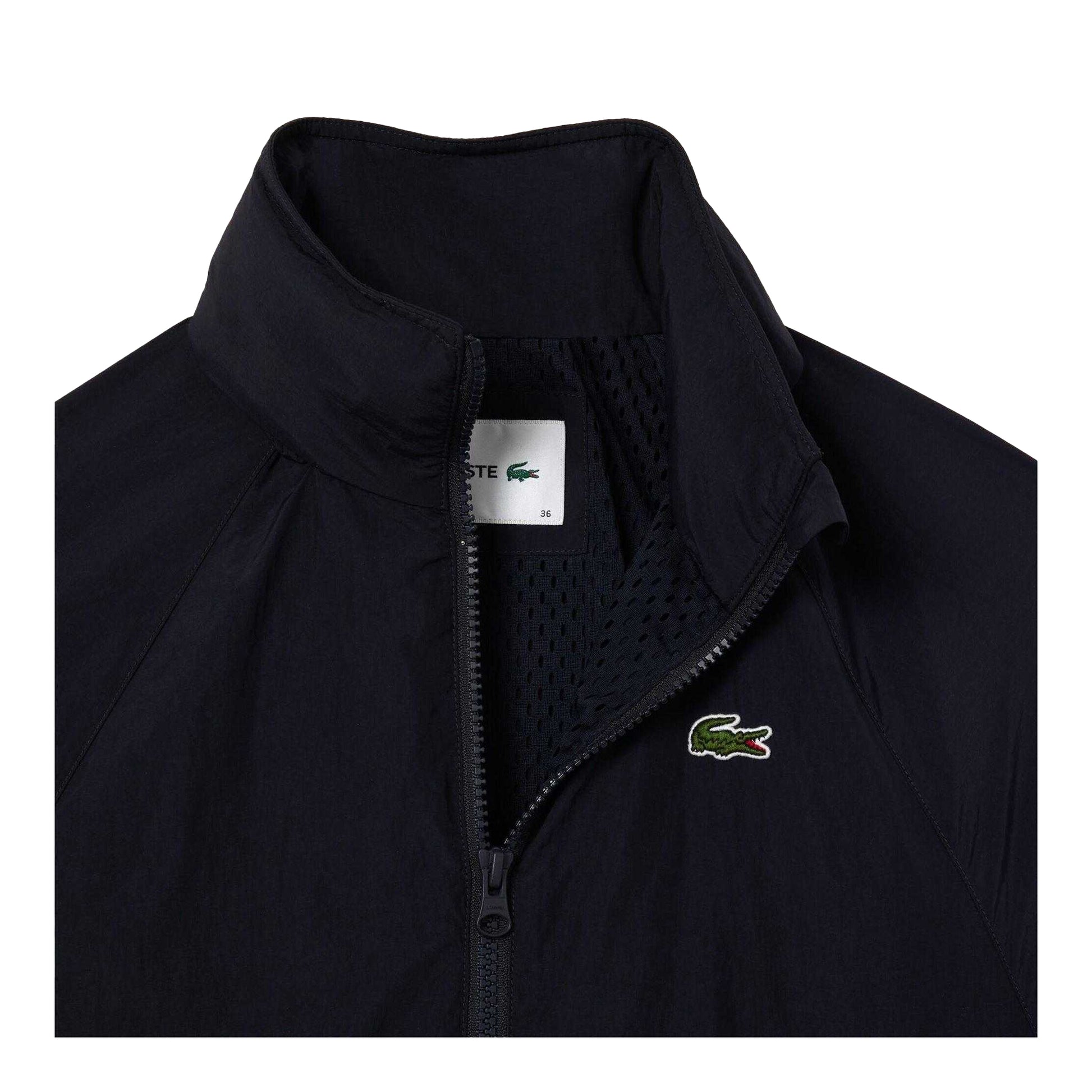 Blue - Back - Lacoste Womens-Ladies Relaxed Fit Track Jacket