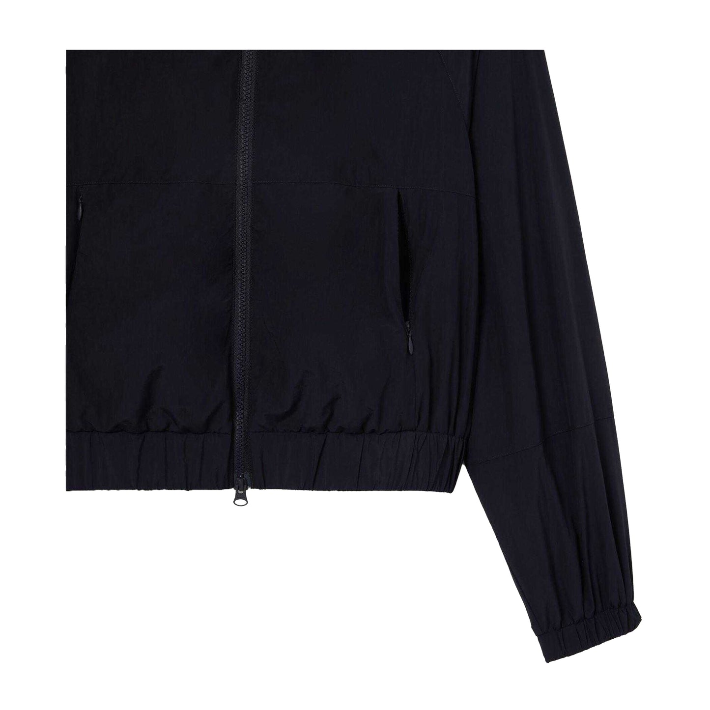 Blue - Side - Lacoste Womens-Ladies Relaxed Fit Track Jacket