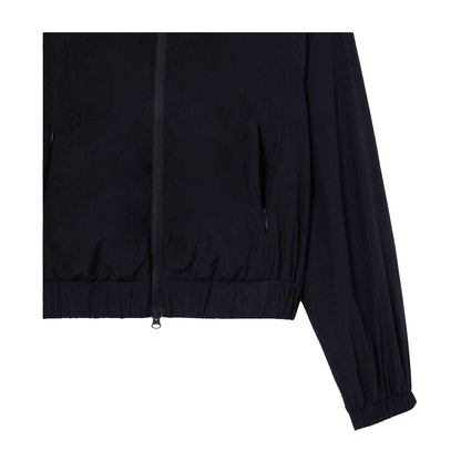 Blue - Side - Lacoste Womens-Ladies Relaxed Fit Track Jacket