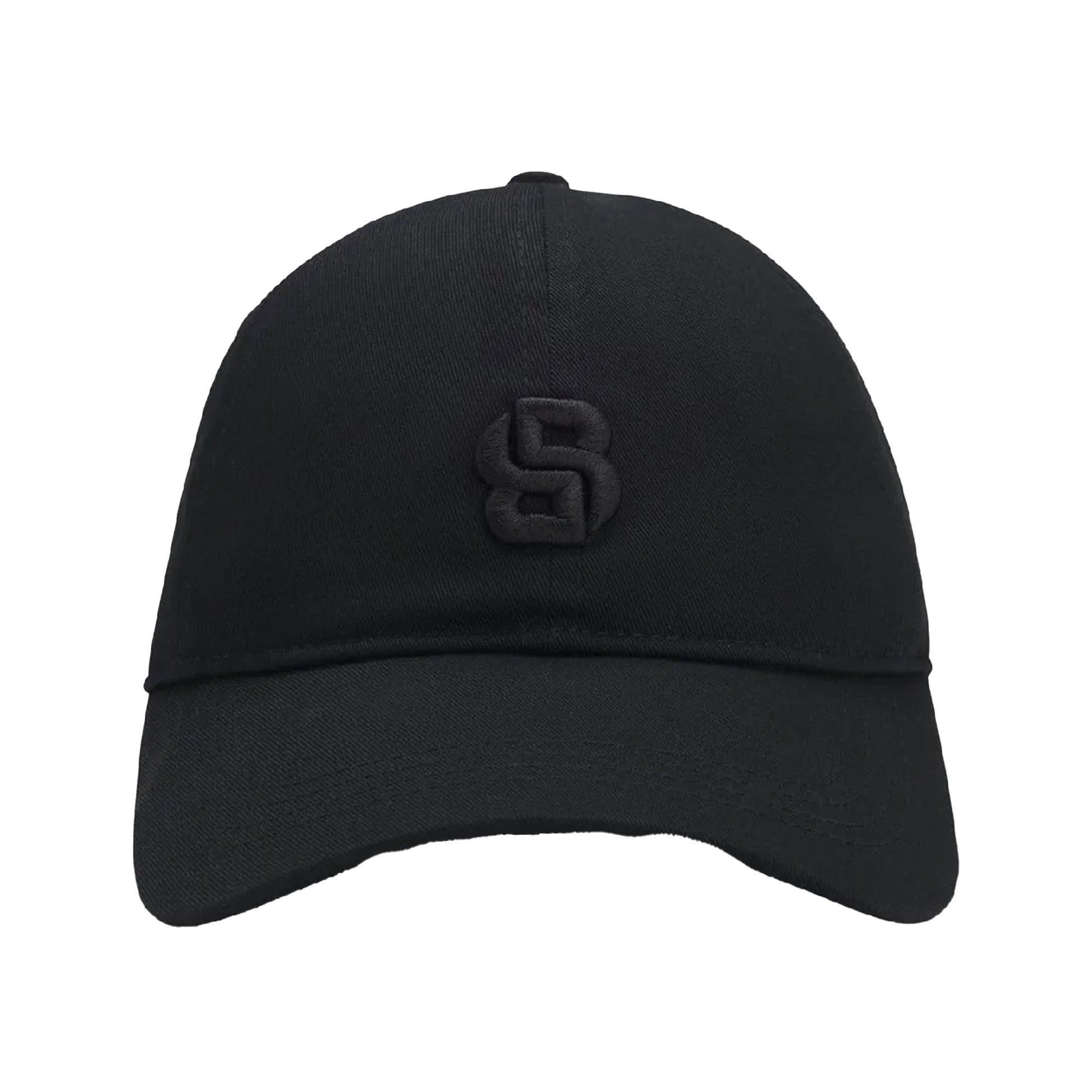 Black - Lifestyle - Boss Womens-Ladies Ari B Icon Monogram Baseball Cap
