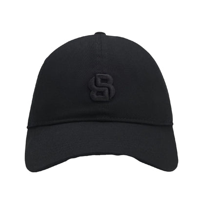Black - Lifestyle - Boss Womens-Ladies Ari B Icon Monogram Baseball Cap