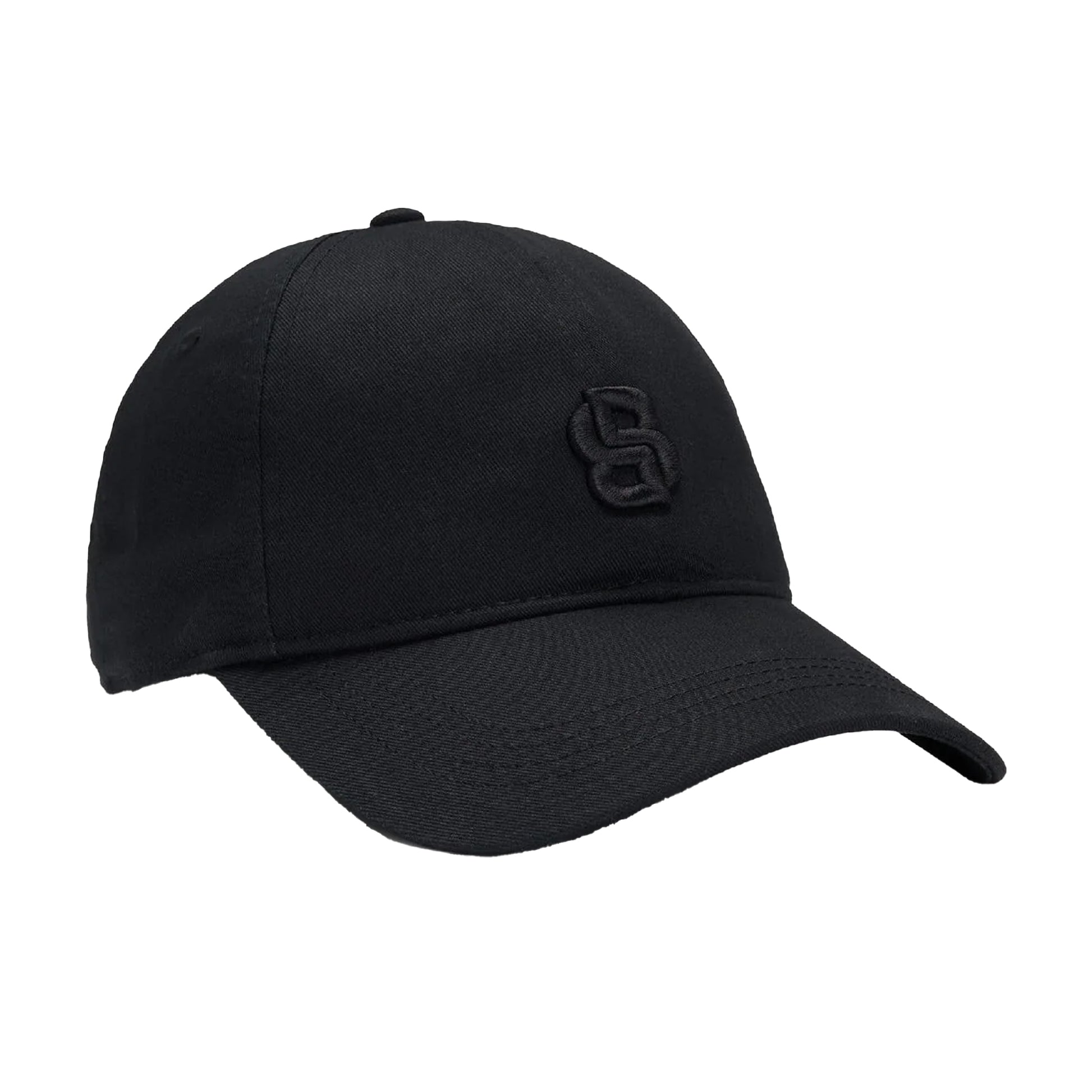 Black - Front - Boss Womens-Ladies Ari B Icon Monogram Baseball Cap