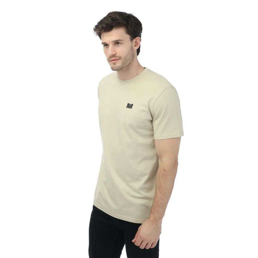 Stone - Front - Weekend Offender Mens Bridgetown T-Shirt