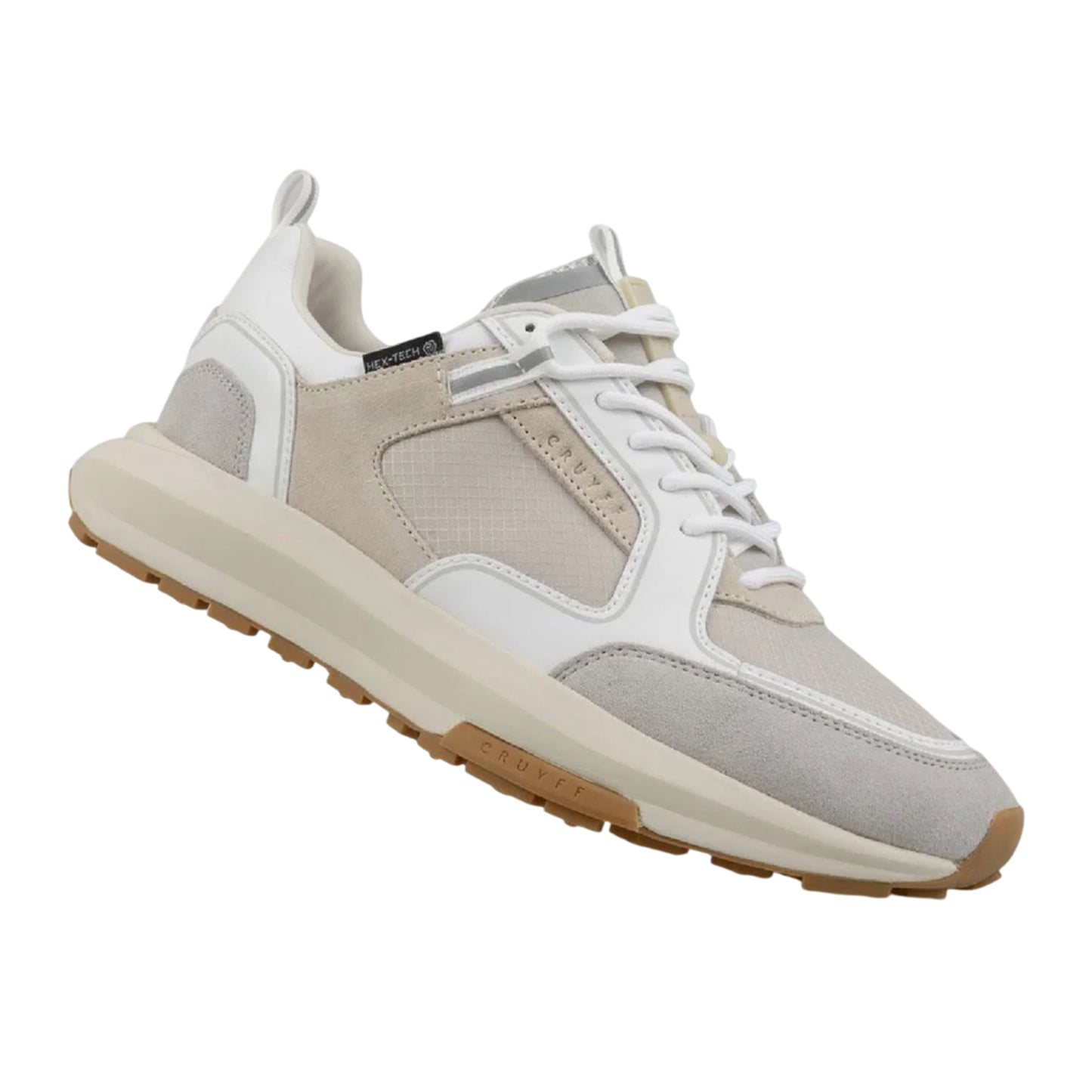 Cream - Side - Cruyff Mens Rayado Trainers