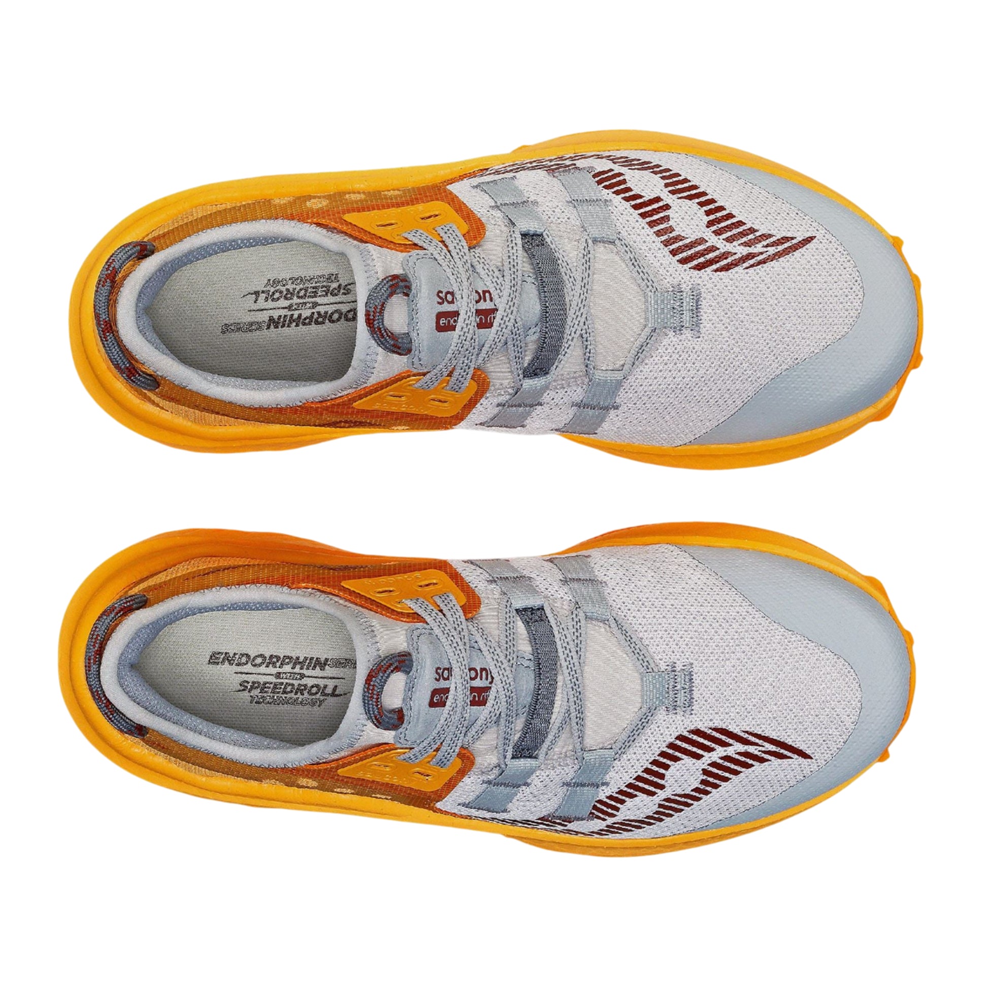 Off White - Side - Saucony Mens Endorphin Running Trainers