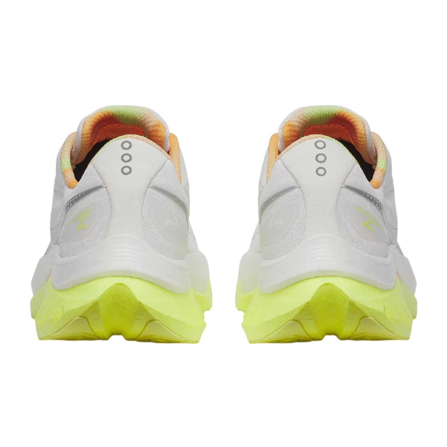 White-Yellow - Back - Saucony Womens-Ladies Endorphin Speed 4 Running Trainers