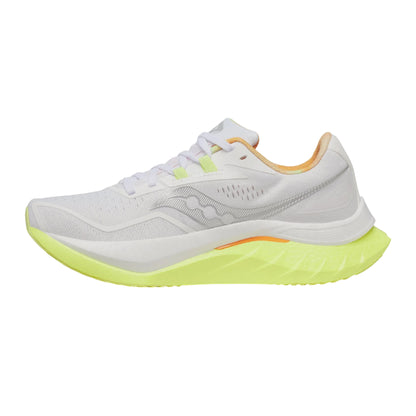 White-Yellow - Side - Saucony Womens-Ladies Endorphin Speed 4 Running Trainers