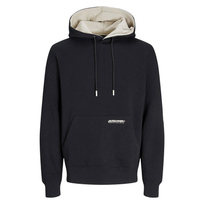 Black - Front - Jack And Jones Mens Elegacy Hoodie